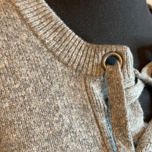 Madewell Lace-Up Pullover Sweater - Picture 6 of 14